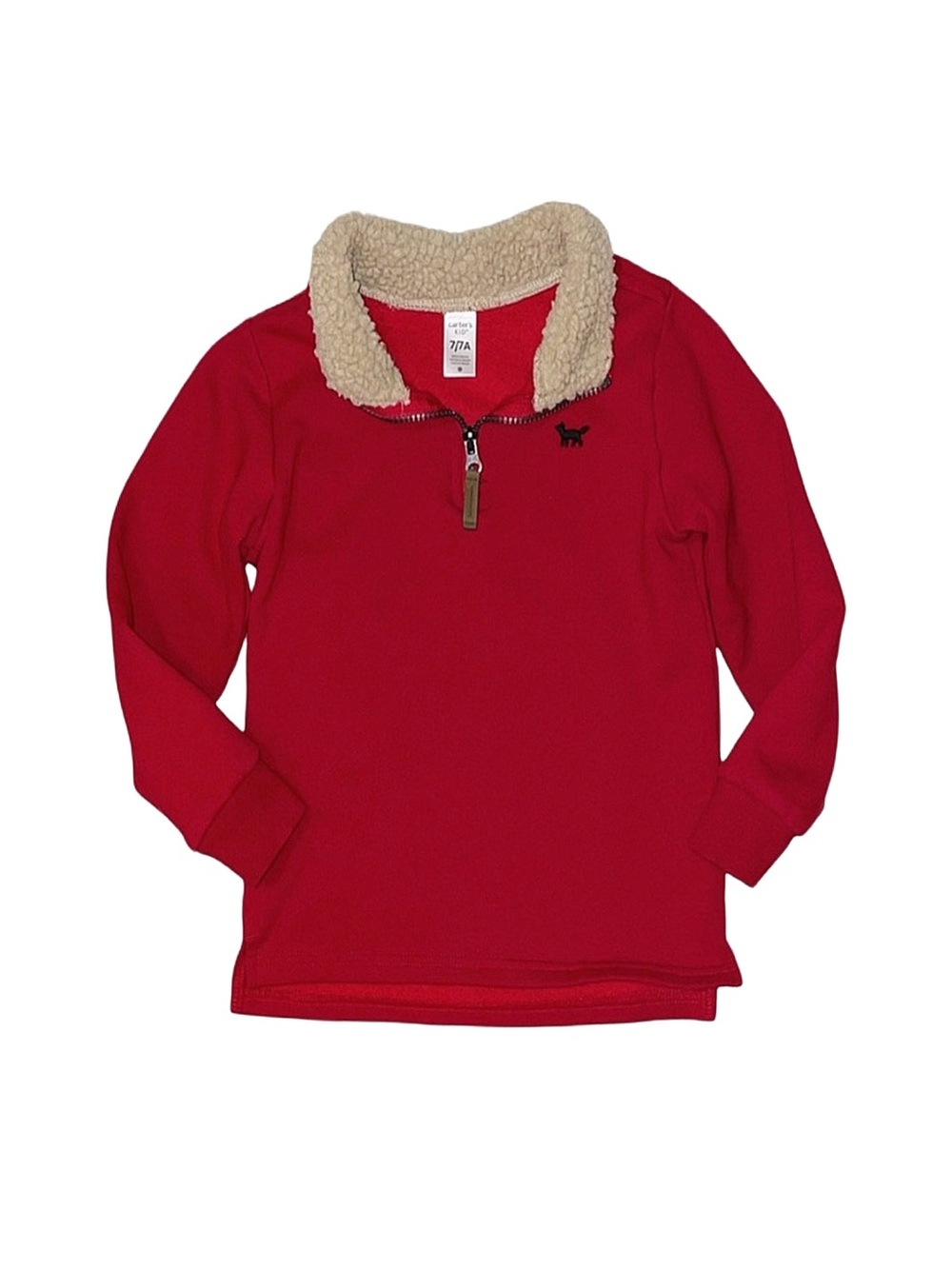CARTER'S Boy's Red Long Sleeve Sweatshirt Size 7